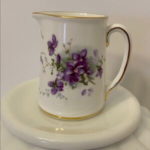 Vintage Hammersley Victorian Violets Creamer Bone China England’s Countryside